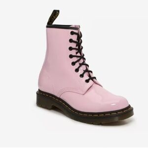 Dr. Martens 1460 8-Eye Patent Boot Pale Pink Women's or Big Girls Size 5